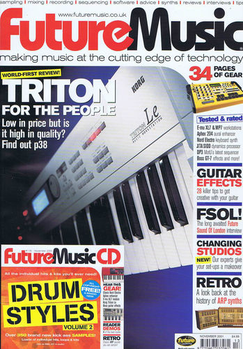 FUTURE MUSIC (UK) NOVEMBER 2001 Issue 115 page 1